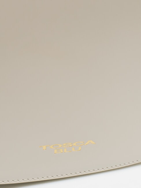 KORA Ledertasche mit &Uuml;berschlag Wei&szlig;es Elfenbein - Damentaschen