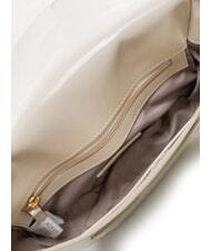 TOSCA BLU KORA Ledertasche mit &Uuml;berschlag Wei&szlig;es Elfenbein - Damentaschen - 5