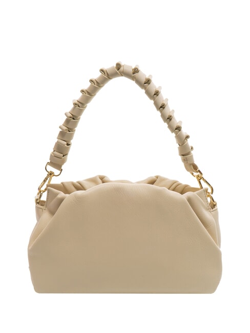 VITTORIA Mittlere Ledertasche mit Doppelfunktion Wei&szlig;es Elfenbein - Damentaschen