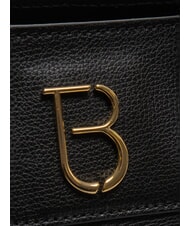 TOSCA BLU BIANCA Mittelgro&szlig;e Handtasche aus Leder Schwarz - Damentaschen - 3