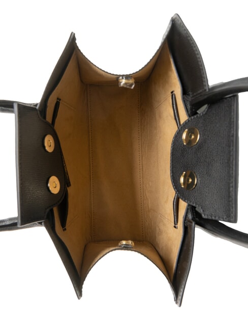 BIANCA Mittelgro&szlig;e Handtasche aus Leder Schwarz - Damentaschen