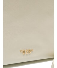 TOSCA BLU BEATRICE Ledertasche mit Henkel und Schultergurt Wei&szlig;es Elfenbein - Damentaschen - 3