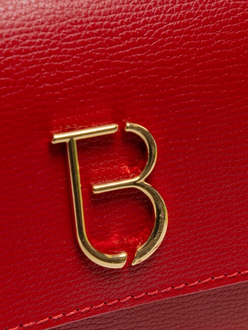 BIANCA Leder-Umh&auml;ngetasche mit Kette KORALLE - Damentaschen