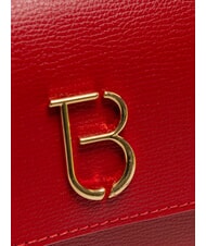 TOSCA BLU BIANCA Leder-Umh&auml;ngetasche mit Kette KORALLE - Damentaschen - 3