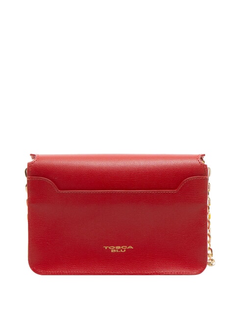 BIANCA Leder-Umh&auml;ngetasche mit Kette KORALLE - Damentaschen