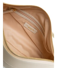 TOSCA BLU ANGIE Umh&auml;ngetasche aus Leder Wei&szlig;es Elfenbein - Damentaschen - 5