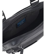 PIQUADRO PAAVO Gro&szlig;e iPad-Tasche aus Leder Schwarz - Umh&auml;ngetaschen Herren - 4