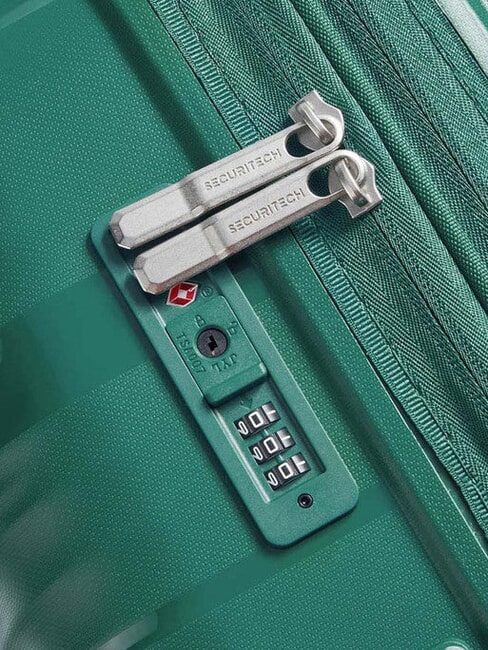 SECURITECH DUNE Set mit 3 Trolleys: Kabine, mittel, gro&szlig;, exp Leguan - Trolleyset