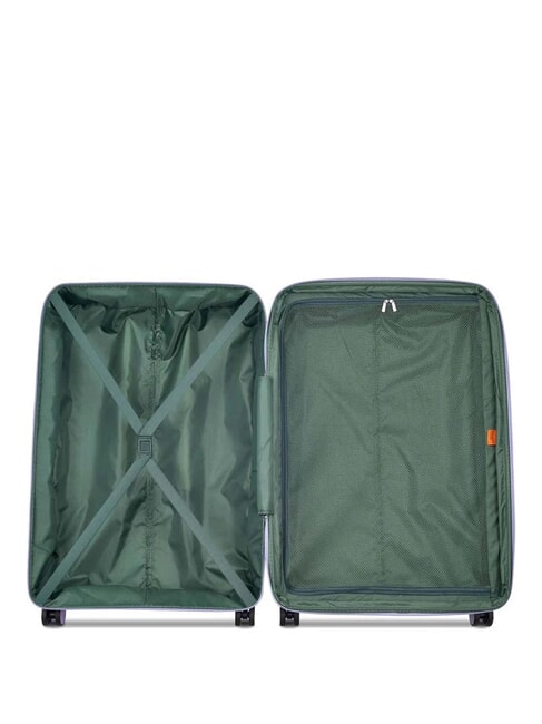 SECURITECH DUNE Gro&szlig;er erweiterbarer Trolley Blau - Harte Trolleys