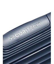 DELSEY SECURITECH DUNE Gro&szlig;er erweiterbarer Trolley Blau - Harte Trolleys - 8