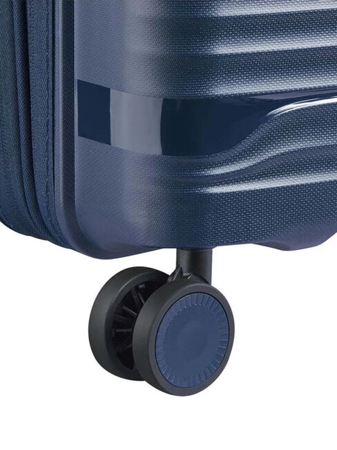 SECURITECH DUNE Gro&szlig;er erweiterbarer Trolley Blau - Harte Trolleys