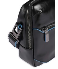 PIQUADRO BLUE SQUARE  iPad-Tasche mit Airpod-Tasche Schwarz - Umh&auml;ngetaschen Herren - 3