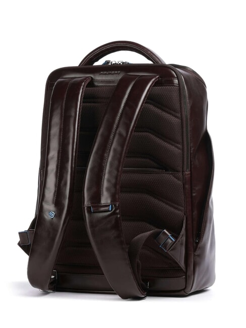 BLUE SQUARE Lederrucksack f&uuml;r 15,6-Zoll-Laptop MAHAGONI - PC-Rucks&auml;cke