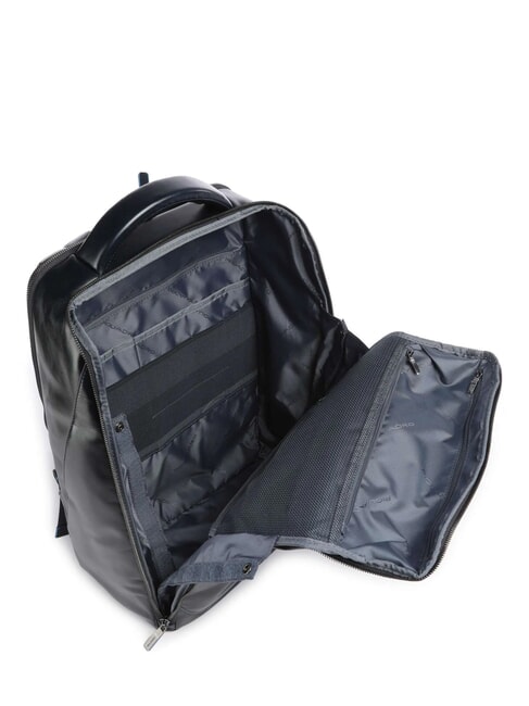 BLUE SQUARE Lederrucksack f&uuml;r 15,6-Zoll-Laptop Blau - PC-Rucks&auml;cke