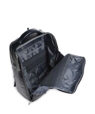 PIQUADRO BLUE SQUARE Lederrucksack f&uuml;r 15,6-Zoll-Laptop Blau - PC-Rucks&auml;cke - 3