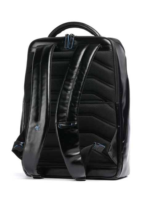 BLUE SQUARE Lederrucksack f&uuml;r 15,6-Zoll-Laptop Schwarz - PC-Rucks&auml;cke