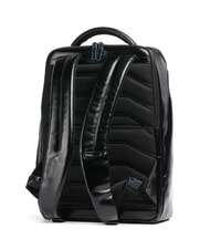 PIQUADRO BLUE SQUARE Lederrucksack f&uuml;r 15,6-Zoll-Laptop - PC-Rucks&auml;cke