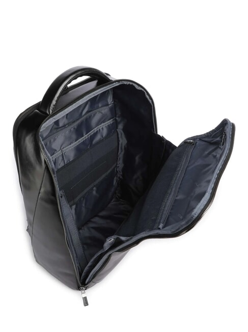 BLUE SQUARE Lederrucksack f&uuml;r 15,6-Zoll-Laptop Schwarz - PC-Rucks&auml;cke