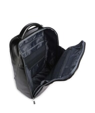 PIQUADRO BLUE SQUARE Lederrucksack f&uuml;r 15,6-Zoll-Laptop Schwarz - PC-Rucks&auml;cke - 3