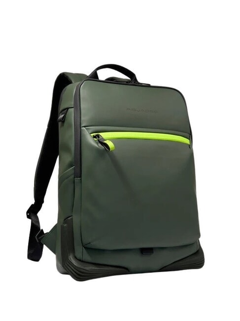 CORNER SPECIALE GOMMATO 15,6-Zoll-Laptop-Rucksack GR&Uuml;N - PC-Rucks&auml;cke
