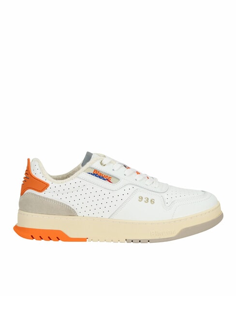 HARPER Turnschuhe wei&szlig;/orange - Herrenschuhe