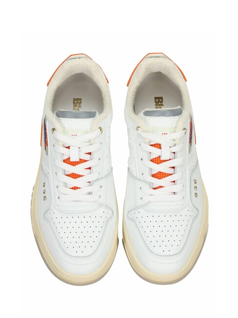 HARPER Turnschuhe wei&szlig;/orange - Herrenschuhe