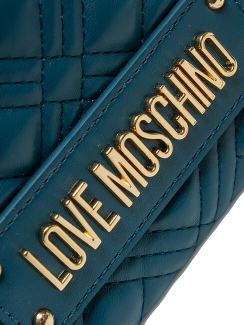 QUILTED Convertible Schulter-/Umh&auml;ngetasche Smaragd - Damentaschen