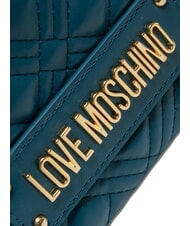 LOVE MOSCHINO QUILTED Convertible Schulter-/Umh&auml;ngetasche Smaragd - Damentaschen - 3