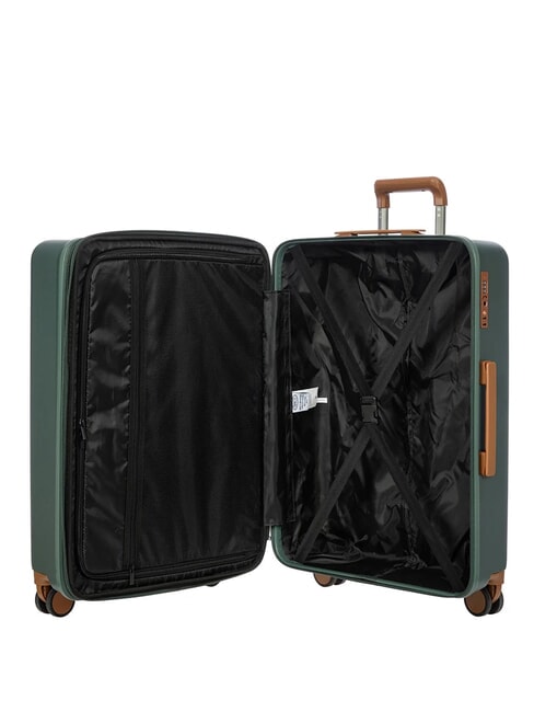 FERRARA 3er-Set Trolleys: Kabine, mittel und gro&szlig; erweiterbar gr&uuml;n - Trolleyset