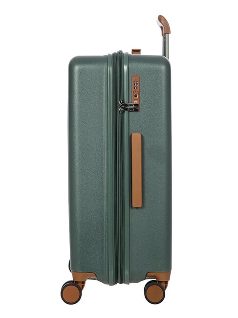 FERRARA 3er-Set Trolleys: Kabine, mittel und gro&szlig; erweiterbar gr&uuml;n - Trolleyset