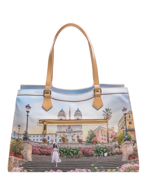 YESBAG  Gro&szlig;e Umh&auml;ngetasche Blumen- - Damentaschen