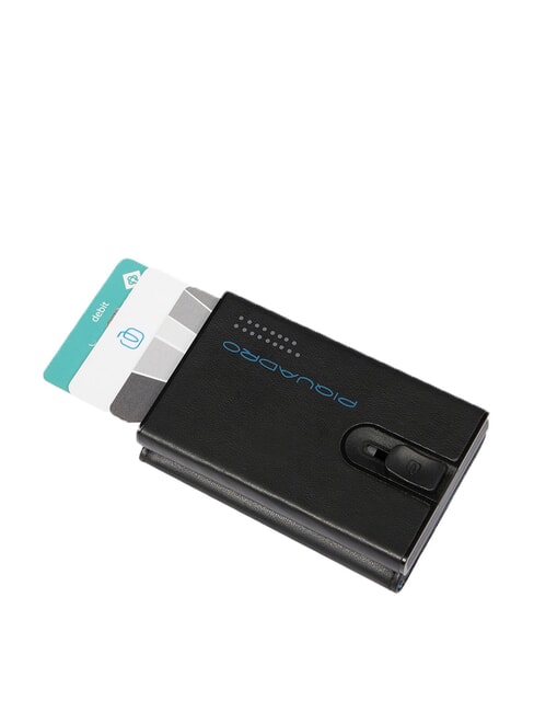 URBAN Kompakte Lederbrieftasche mit Schieber schwarz grigiongr - Brieftaschen Herren