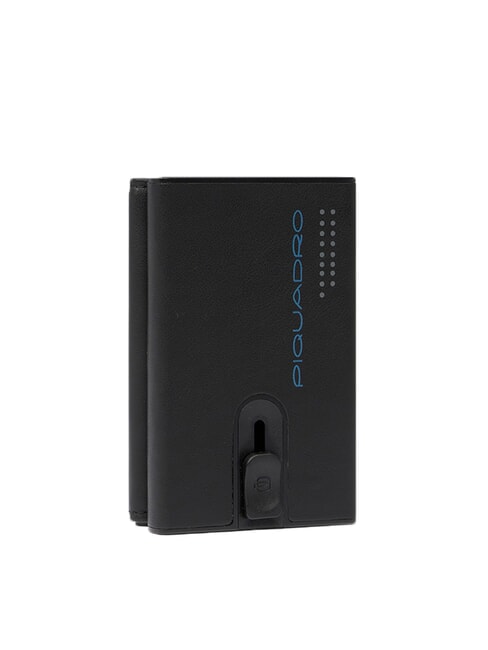 URBAN Kompakte Lederbrieftasche mit Schieber schwarz grigiongr - Brieftaschen Herren