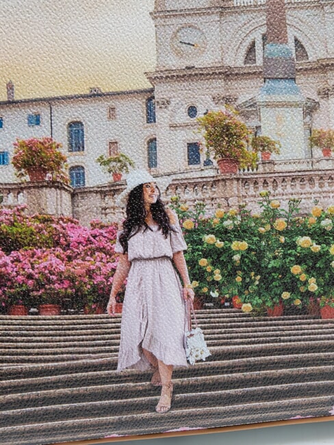 YESBAG Schultertasche Blumen- - Damentaschen