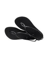 HAVAIANAS LUNA FLATFORM Flache Flip-Flop-Sandale SCHWARZ - Damenschuhe - 4