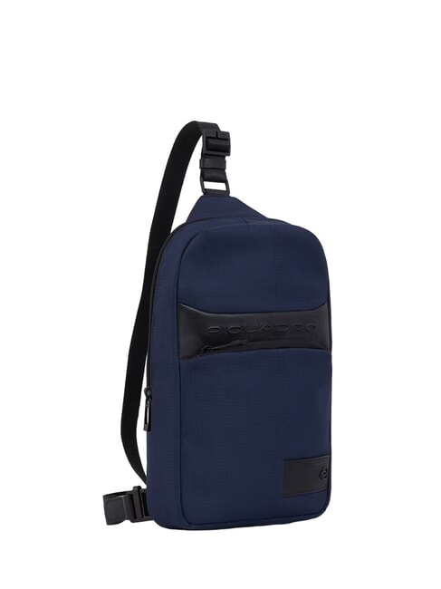 WOLLEN Ein-Schulter-Rucksack Blau - PC-Rucks&auml;cke