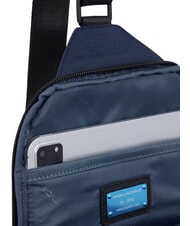 PIQUADRO WOLLEN Ein-Schulter-Rucksack Blau - PC-Rucks&auml;cke - 4