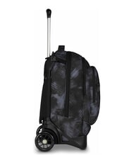 INVICTA PLUG FANTASY Abnehmbarer Trolley-Rucksack, Laptop-Halterung geb&uuml;rstetes Schwarz - Rucks&auml;cke mit Trolleyfunktion - 3