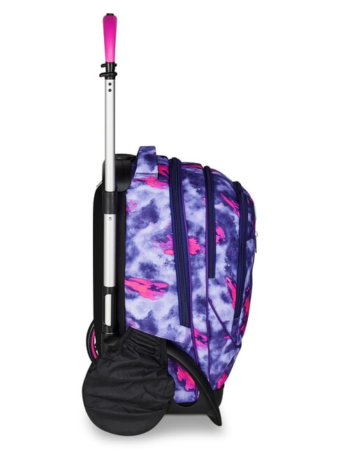 SHADY DYE GIRL PLUG Abnehmbarer Rucksack-Trolley, 2 R&auml;der violett - Rucks&auml;cke mit Trolleyfunktion