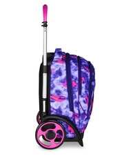 SEVEN SHADY DYE GIRL PLUG Abnehmbarer Rucksack-Trolley, 2 R&auml;der violett - Rucks&auml;cke mit Trolleyfunktion - 5