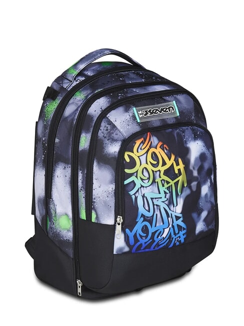 PAINT BOY JACK 3WD Trolley 2 abnehmbare Rucks&auml;cke, 3 R&auml;der Schwarz - Rucks&auml;cke mit Trolleyfunktion