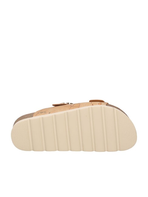 GEO CLASSIC Slipper mit 2 Schnallen NAT&Uuml;RLICH - Damenschuhe