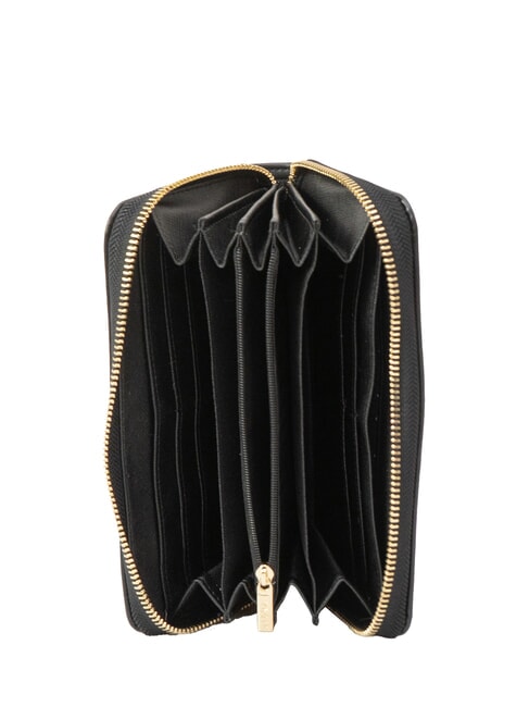 AMBER  Geldb&ouml;rse mit Rundum-Rei&szlig;verschluss SCHWARZ - Brieftaschen Damen