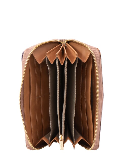 CITY LIFE Gro&szlig;e Geldb&ouml;rse mit Rundum-Rei&szlig;verschluss warten auf - Brieftaschen Damen