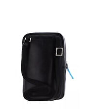 PIQUADRO CAMPIONARIO - BLUE SQUARE Handytasche aus Leder Schwarz - Tablettmappe &amp; Organizer - 3