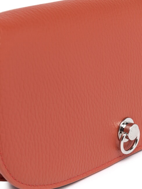 DEVA Umh&auml;ngetasche aus Leder mit &Uuml;berschlag Herbst - Damentaschen