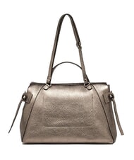 GIANNI CHIARINI GILDA Schultertasche aus geh&auml;mmertem Leder Zinn - Damentaschen - 3