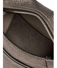 GIANNI CHIARINI GILDA Schultertasche aus geh&auml;mmertem Leder Zinn - Damentaschen - 5