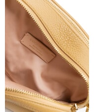 COCCINELLE ALPHA Kameratasche aus geh&auml;mmertem Leder frisches Beige - Damentaschen - 5