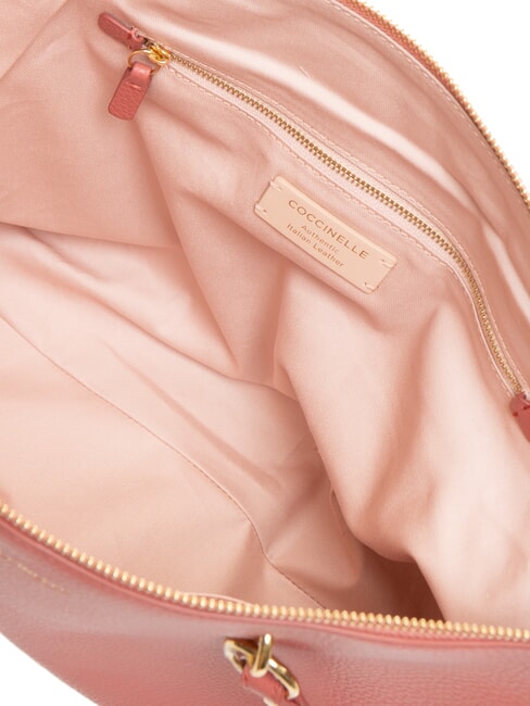 ALPHA Einkaufstasche aus geh&auml;mmertem Leder Topf - Damentaschen